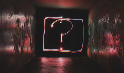 A picture of a question mark.